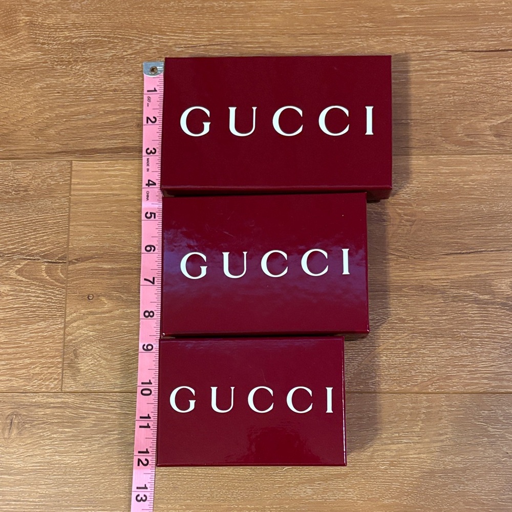 Gucci Burgundy Gift Box Trio